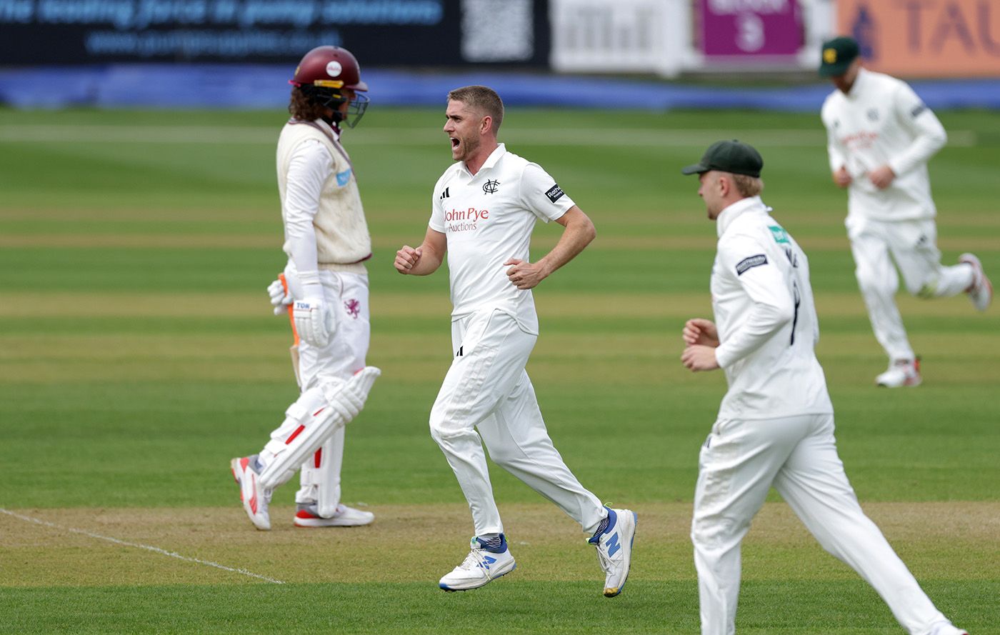 Olly Stone made the opening incision with the new ball