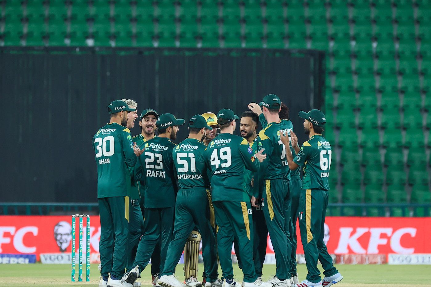 Mohammad Nawaz struck twice in the 17th over