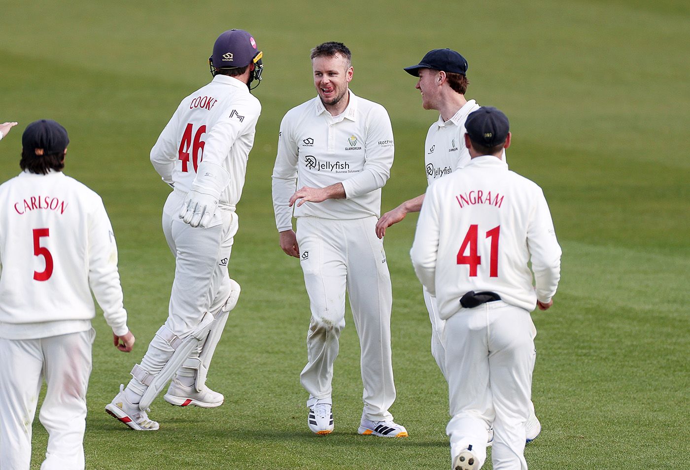 Mason Crane's five-for put Glamorgan on top