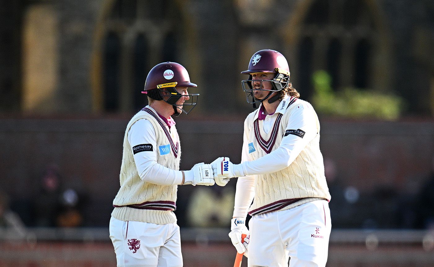 James Rew and Tom Kohler-Cadmore put on a double-century stand