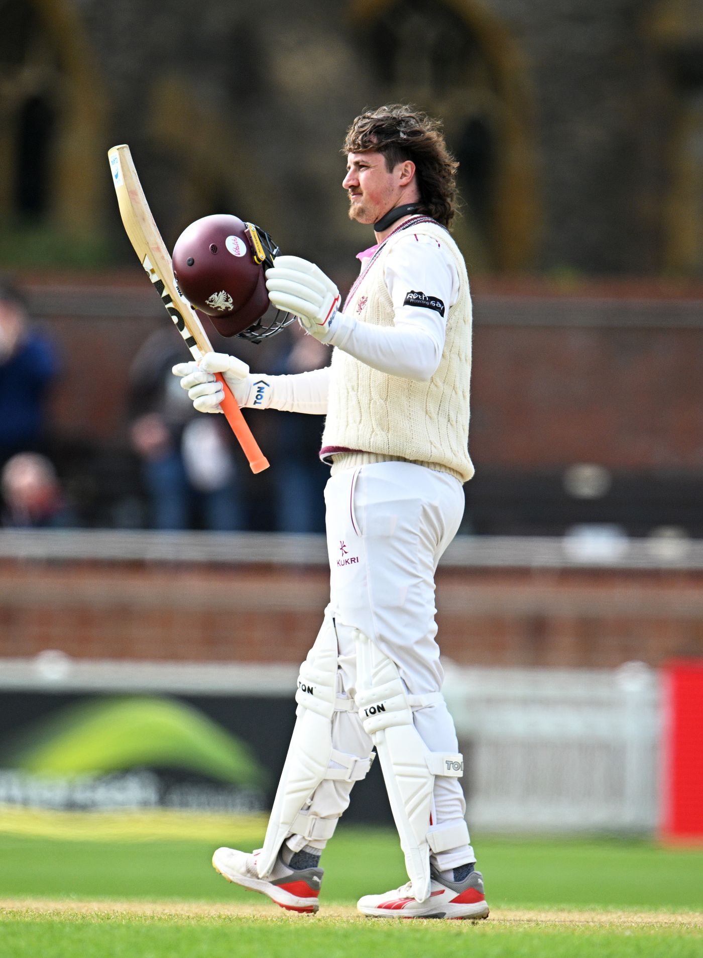 Tom Kohler-Cadmore brought up his century on the fourth morning