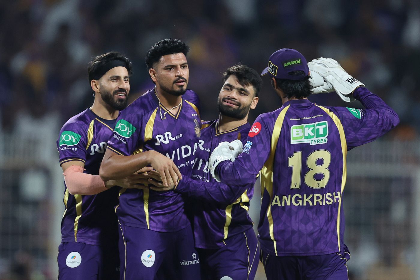 Vaibhav Arora took two wickets in his second over
