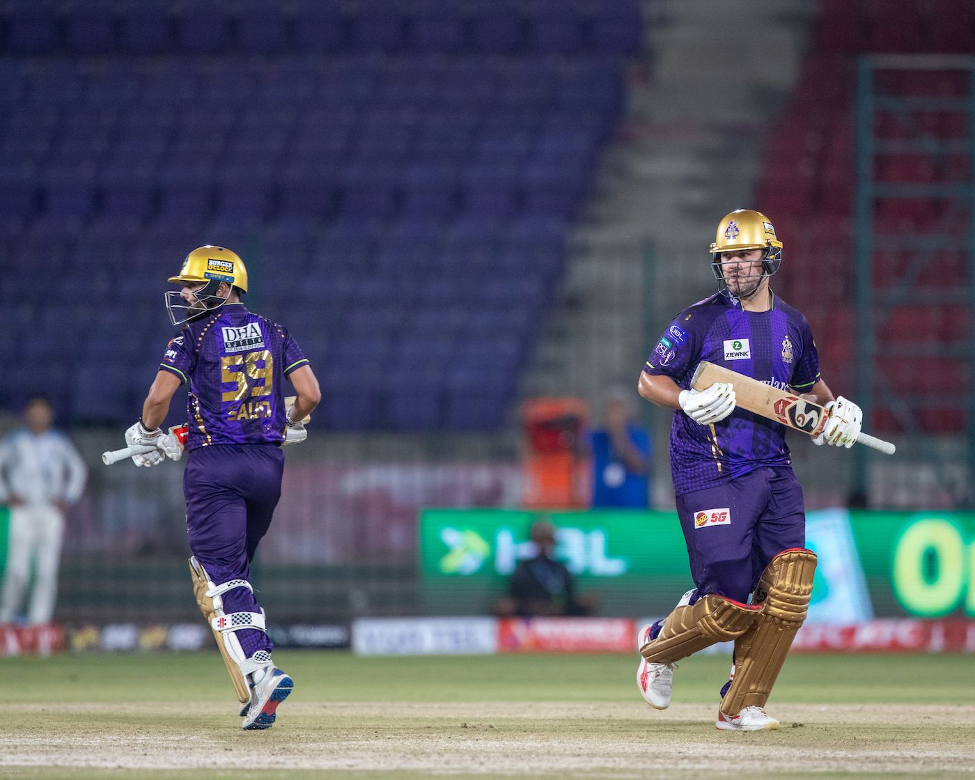 Saud Shakeel and Rilee Rossouw added 87 off 67 balls