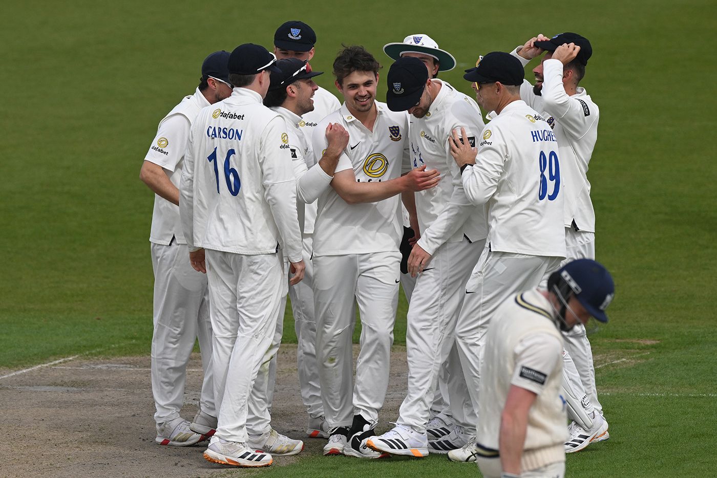 Tom Price picked up his first Sussex wickets
