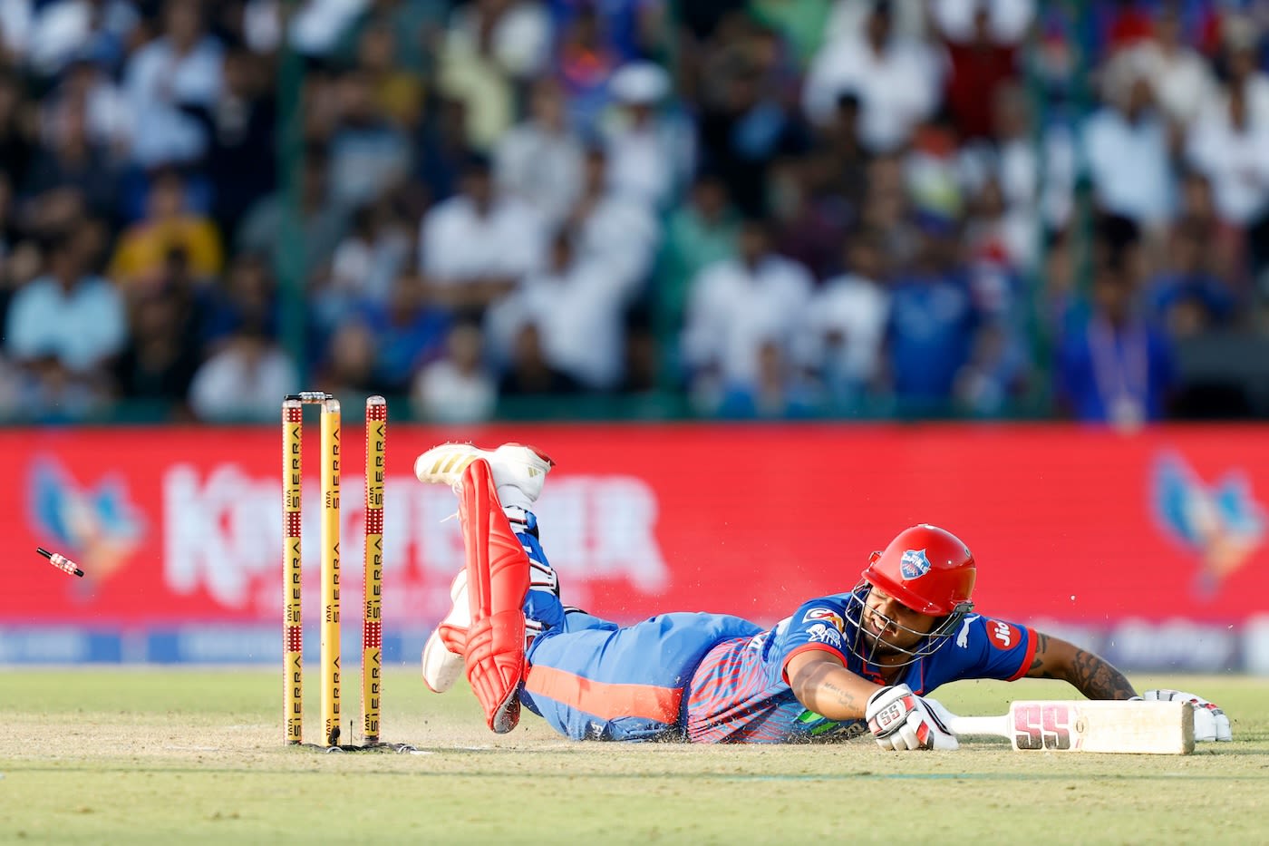 Nitish Rana is short of his ground