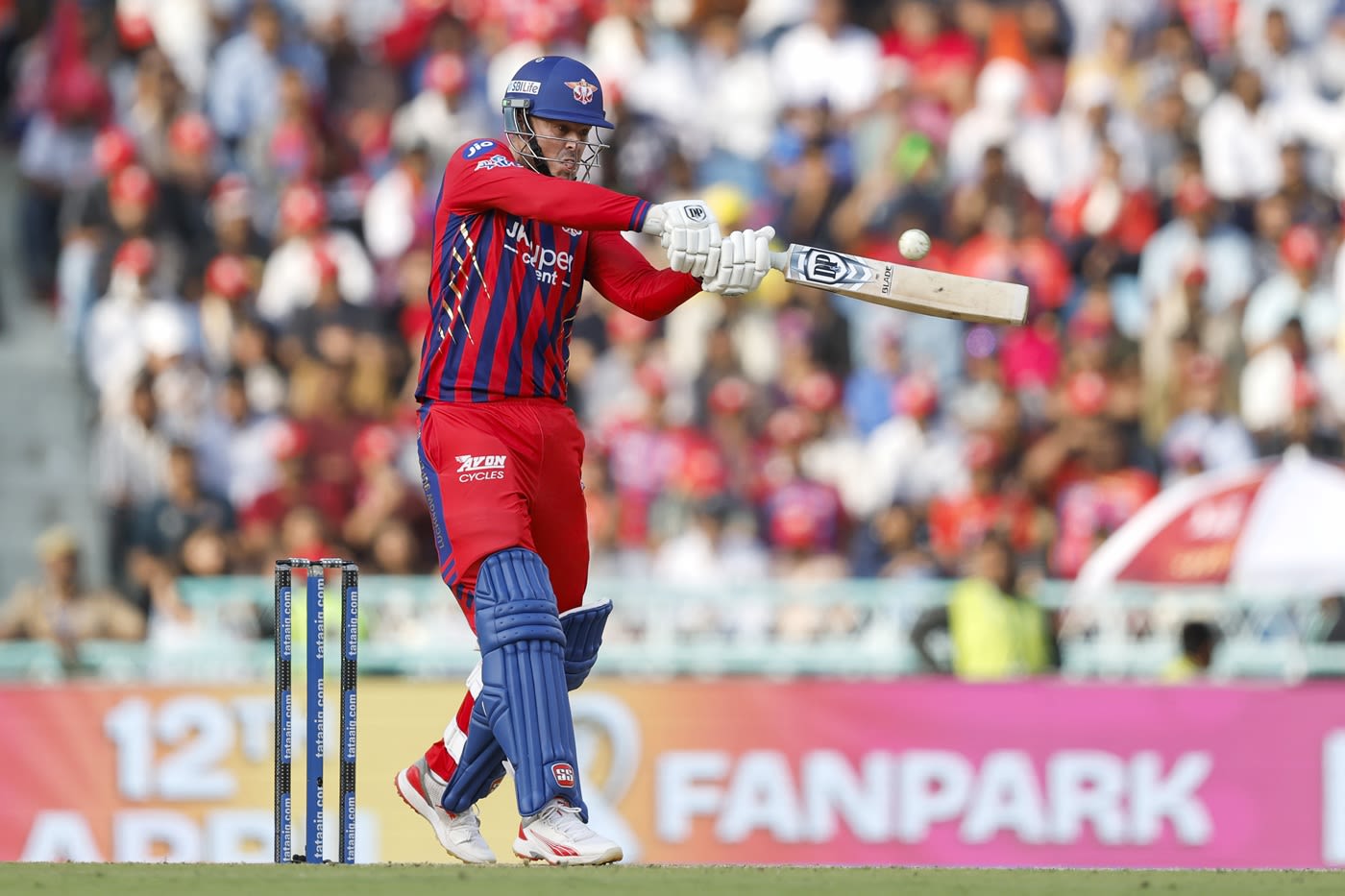 George Linde came in as the Impact Player in his debut IPL game and helped LSG get past 160