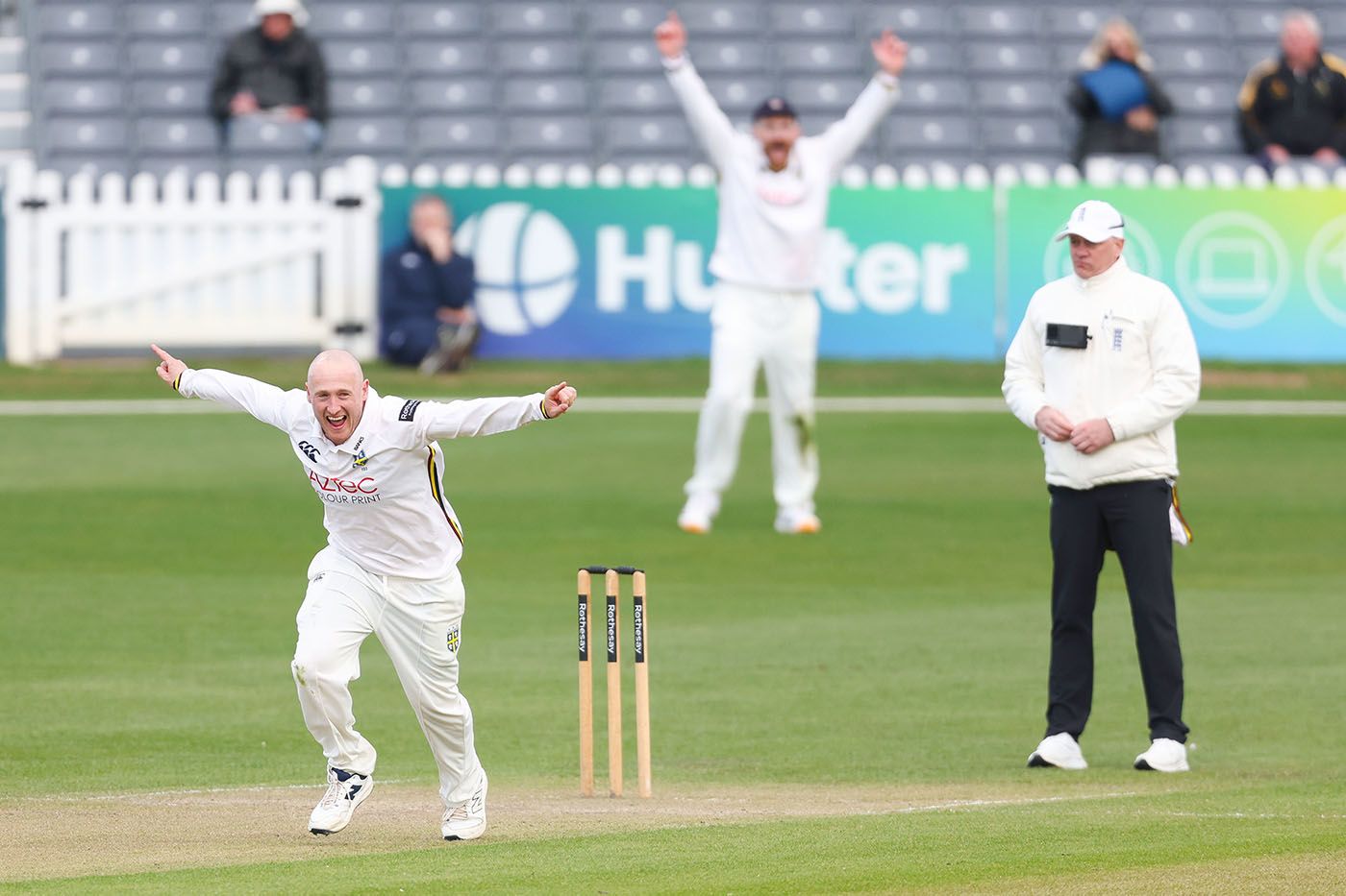 Callum Parkinson helped slice through Gloucestershire a second time