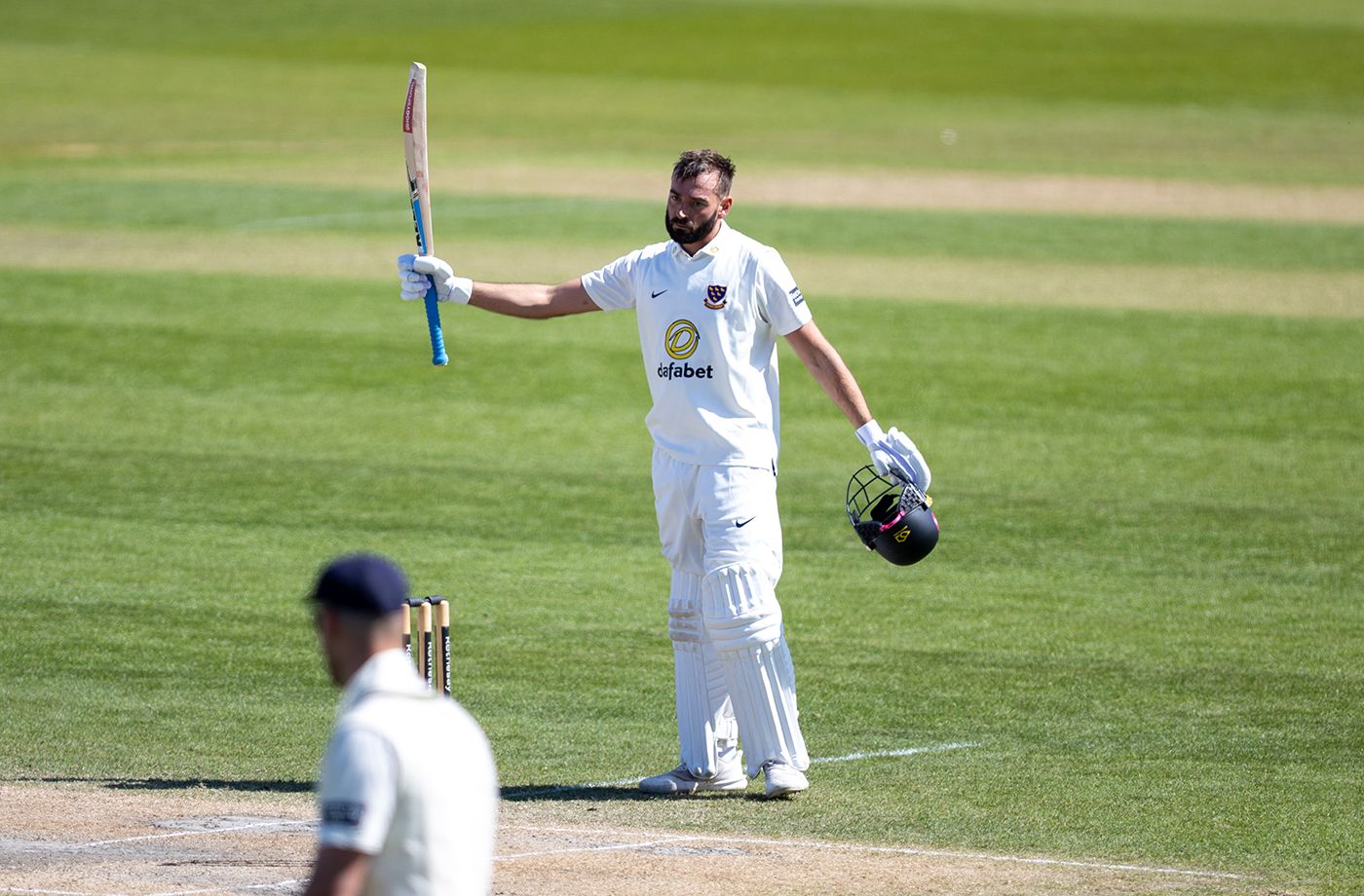 Jack Leaning's maiden Sussex hundred came in a winning cause