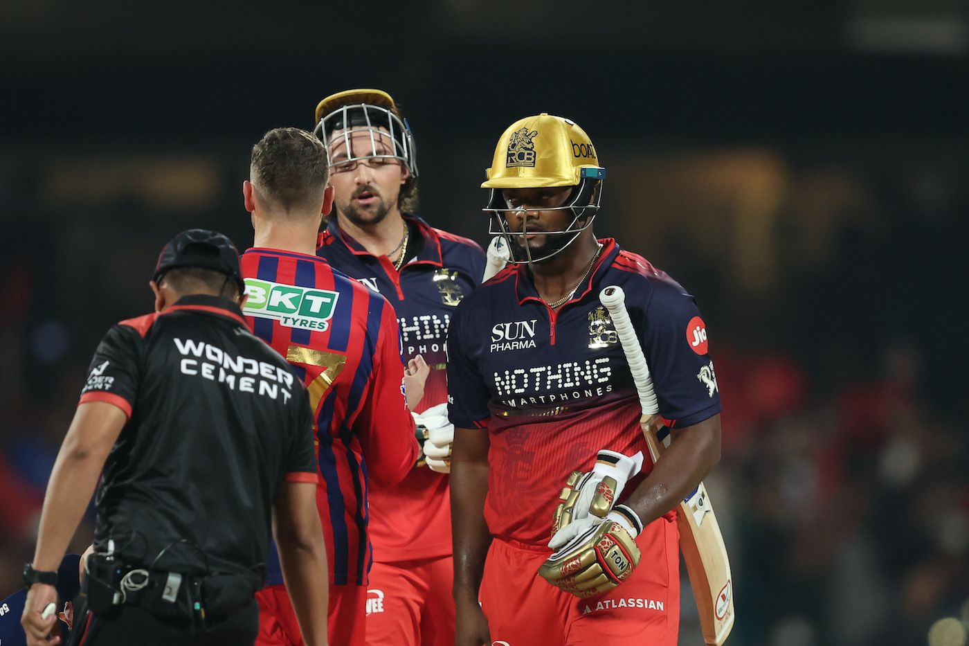 Tim David and Romario Shepherd took RCB home