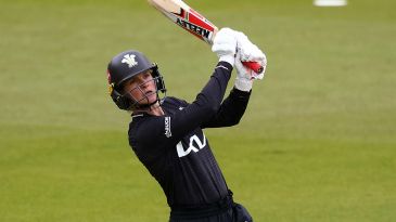 Surrey stumble home after Paige Scholfield's fireworks