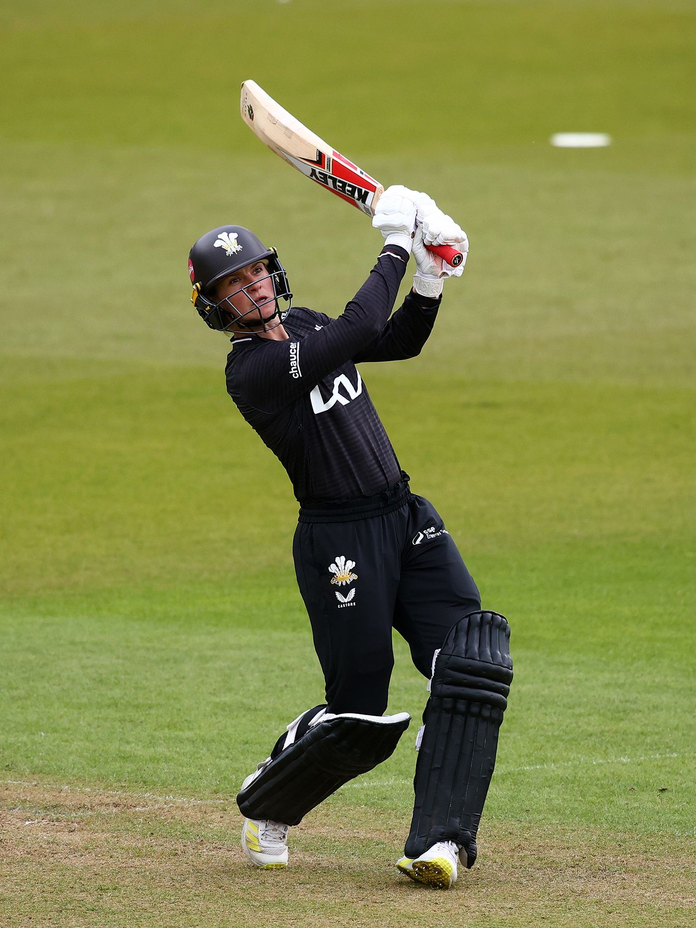 Paige Scholfield hits down the ground