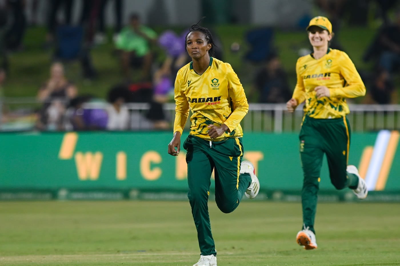 Ayabonga Khaka was the best bowler for South Africa on the day