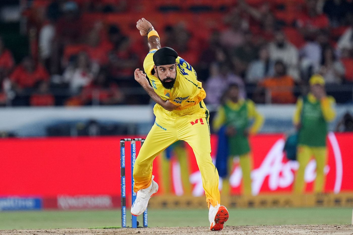 Gurjapneet Singh bowled a tidy spell