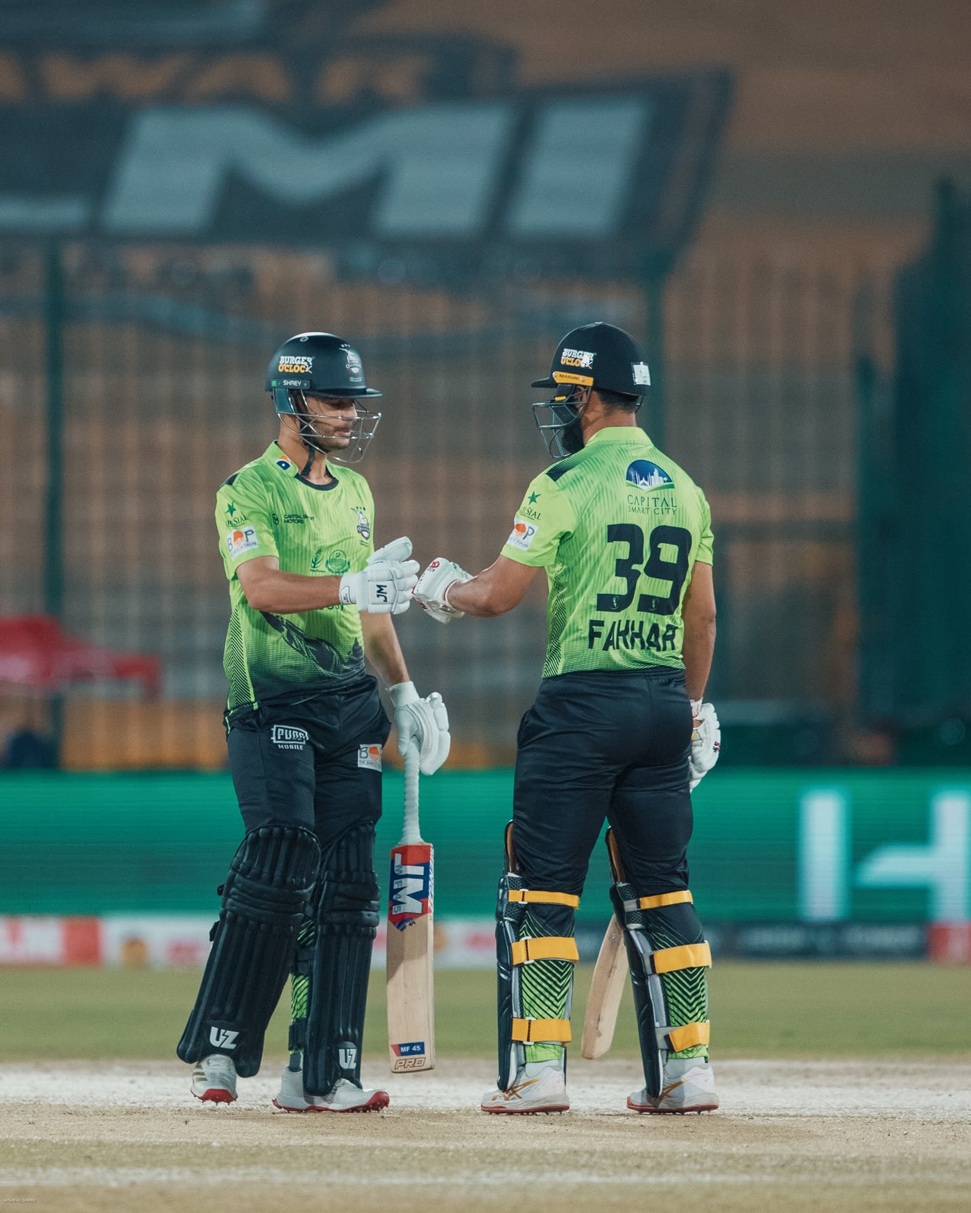 Mohammad Farooq and Fakhar Zaman added 121 for the first wicket