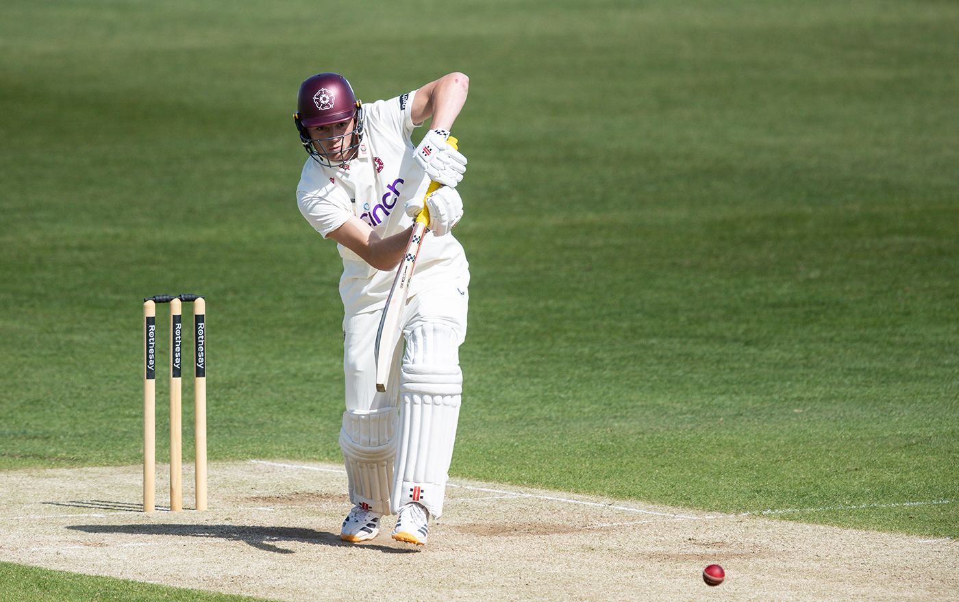 James Sales on his way to a century