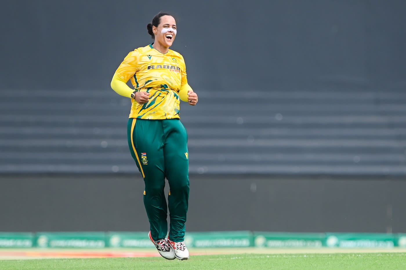 Chloe Tryon's three-for broke India's back