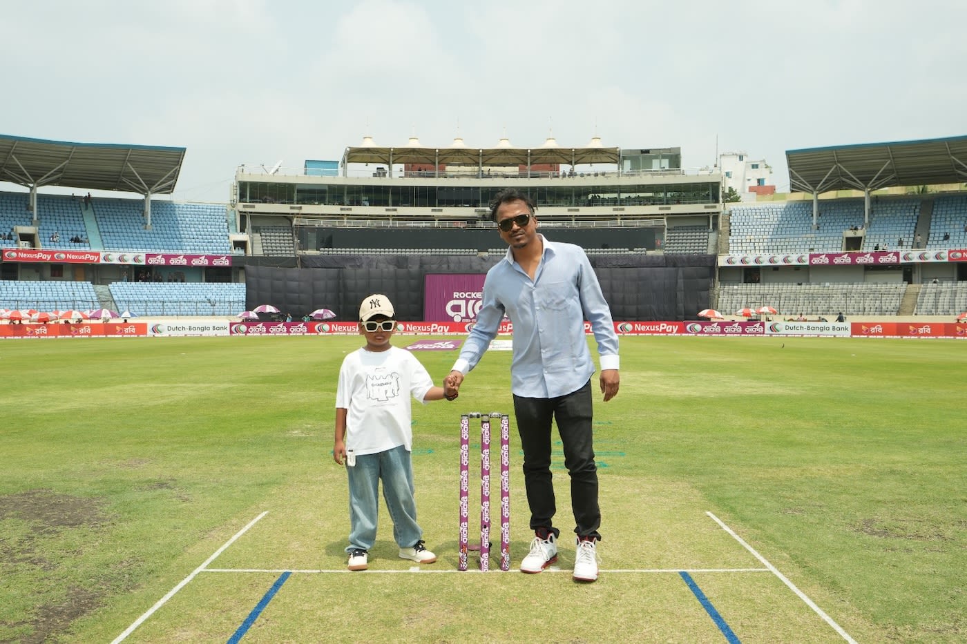 Rubel Hossain, who retired earlier this month, made an appearance