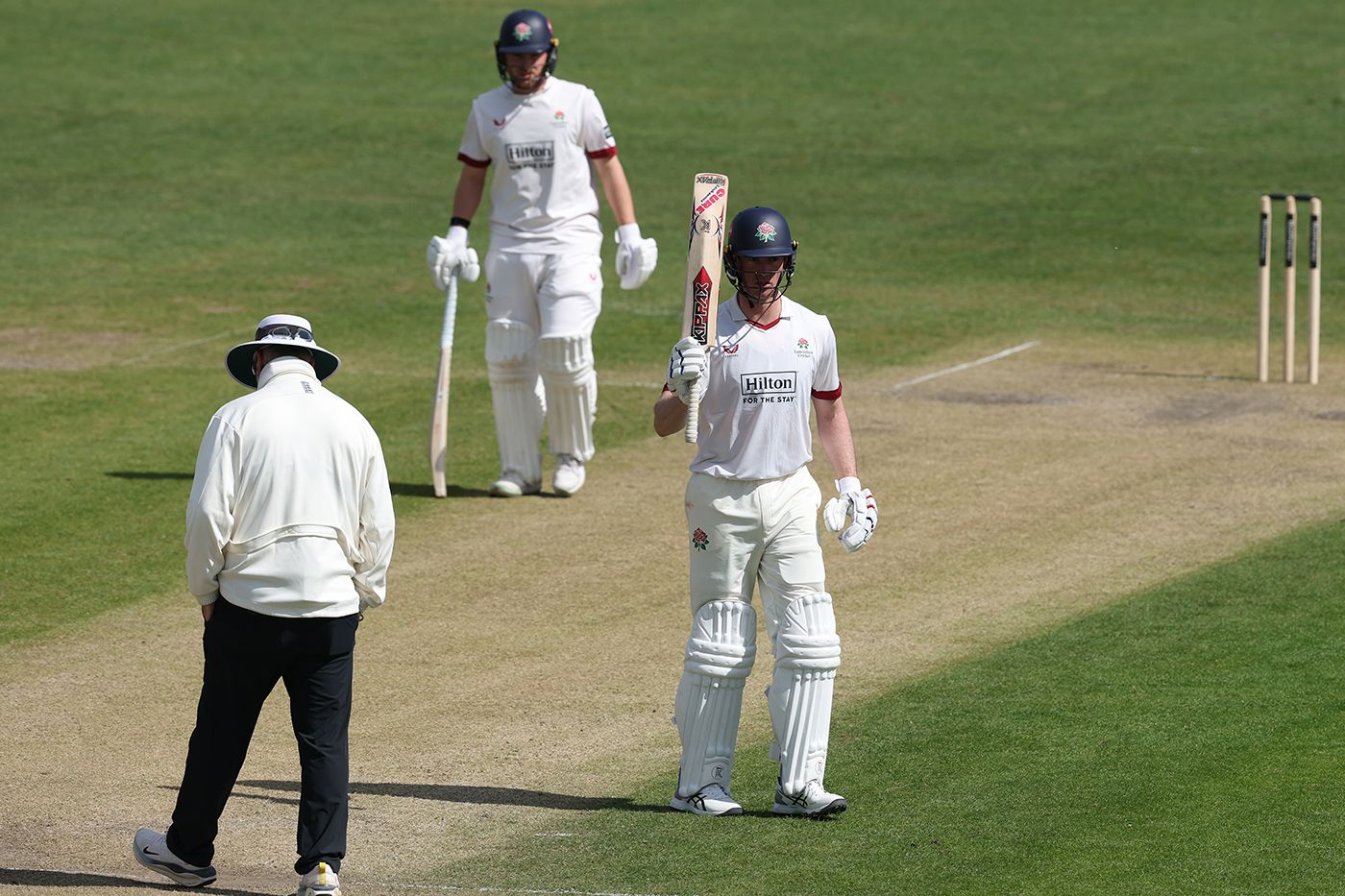 Keaton Jennings made his second half-century of the match