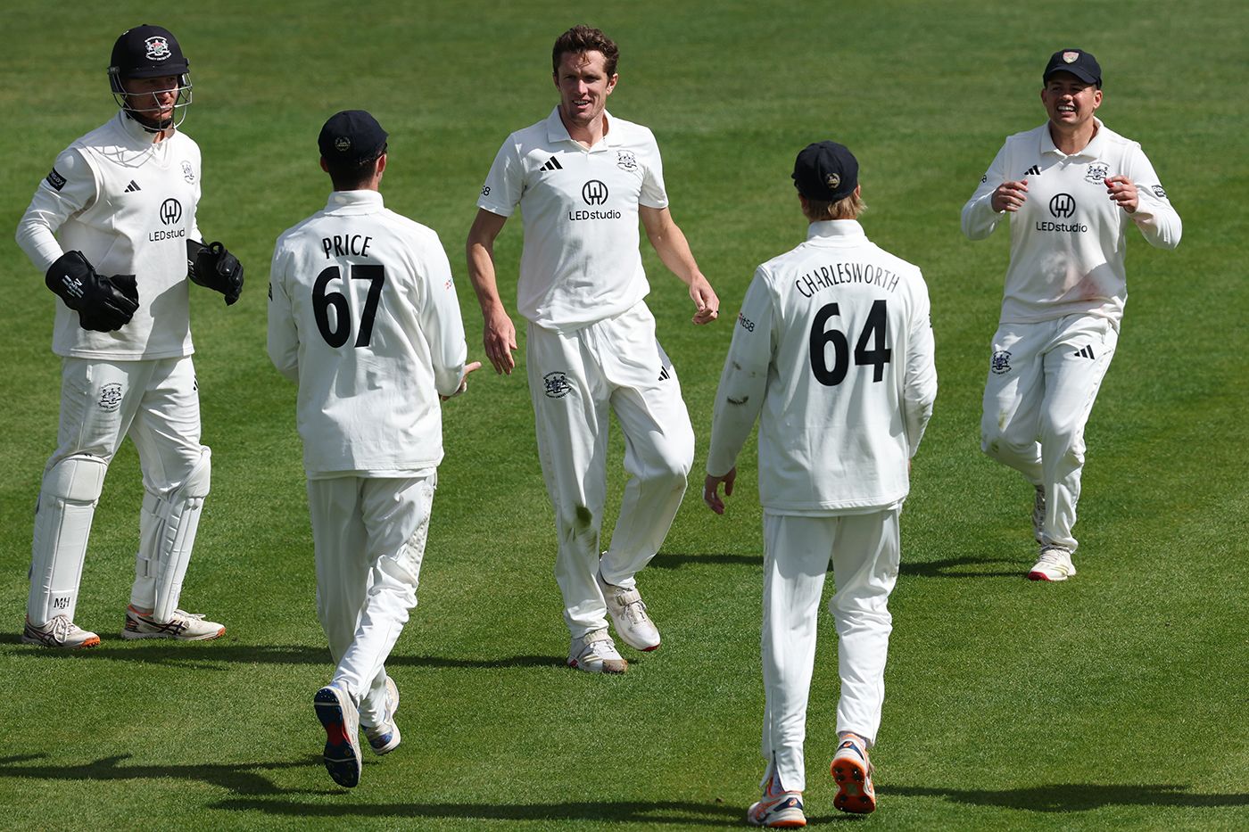 Will Williams was in the wickets against his former county