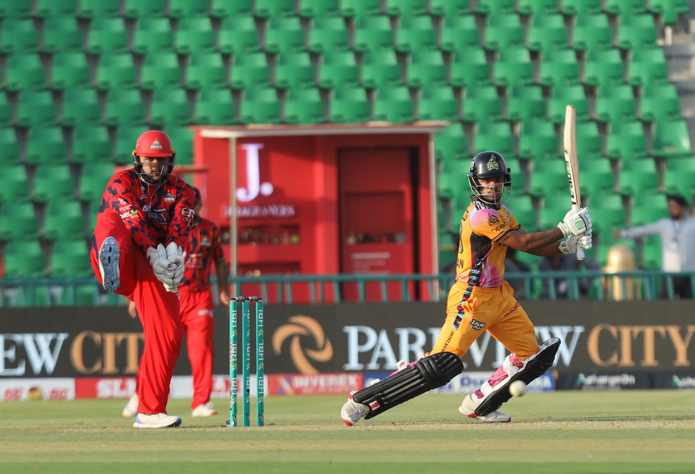 Farhan Yousaf was unbeaten on 58
