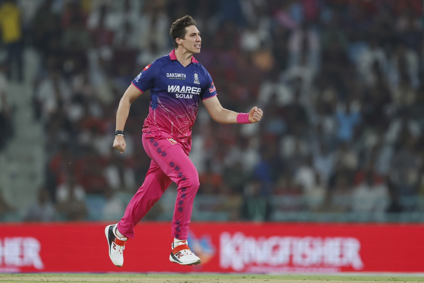 Nandre Burger is ecstatic after sending back Rishabh Pant for a duck
