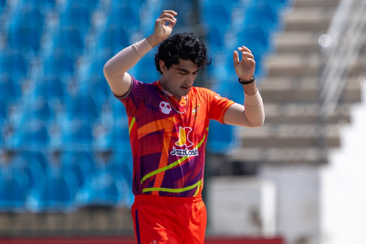 Naseem Shah in action