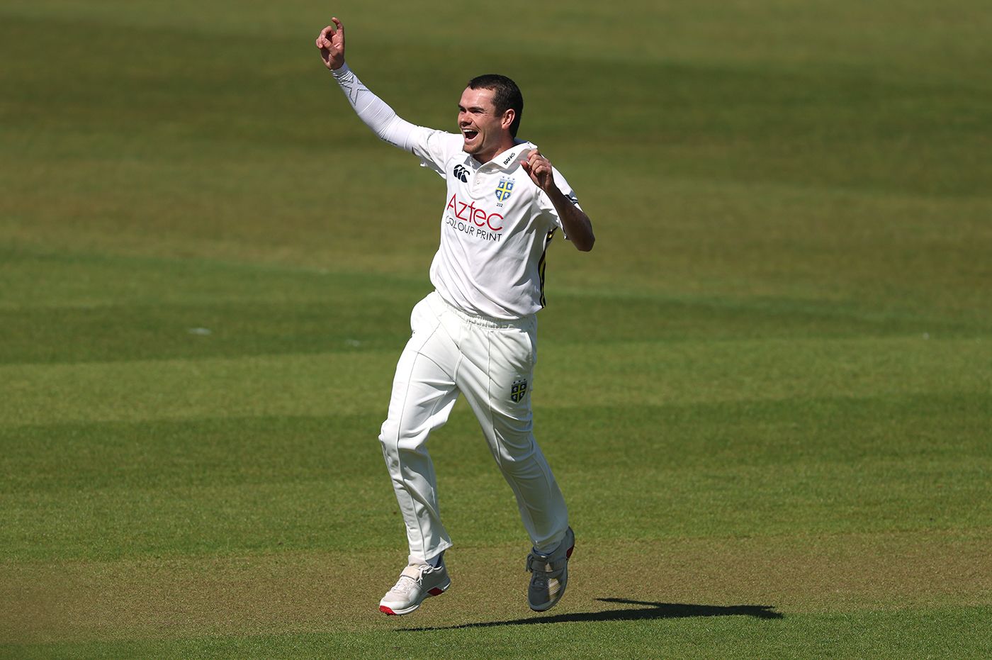 Sam Conners celebrates a breakthrough