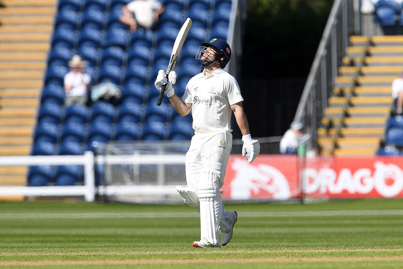 Sean Dickson made his first Glamorgan fifty