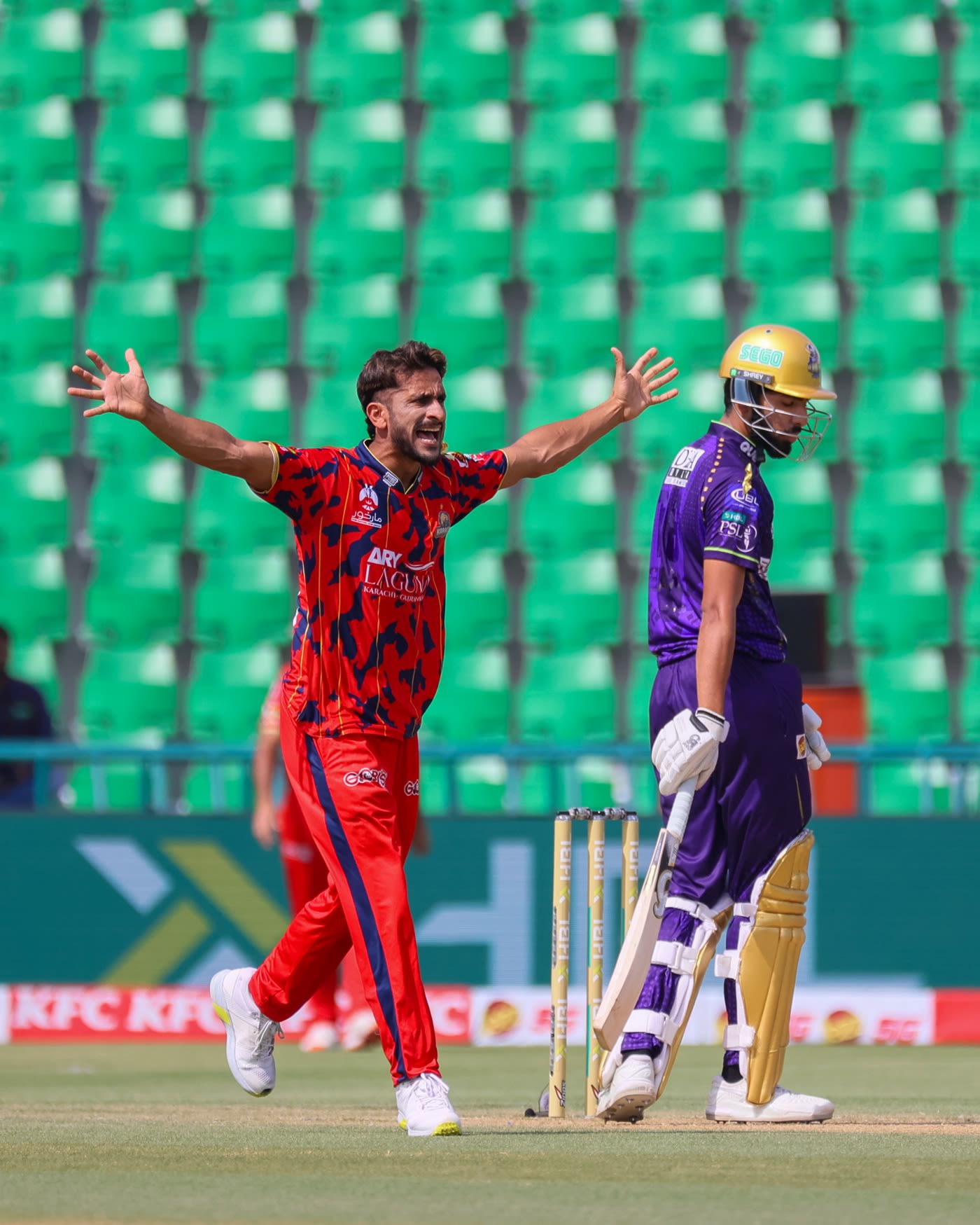 Hasan Ali removed both Quetta Gladiators openers for ducks