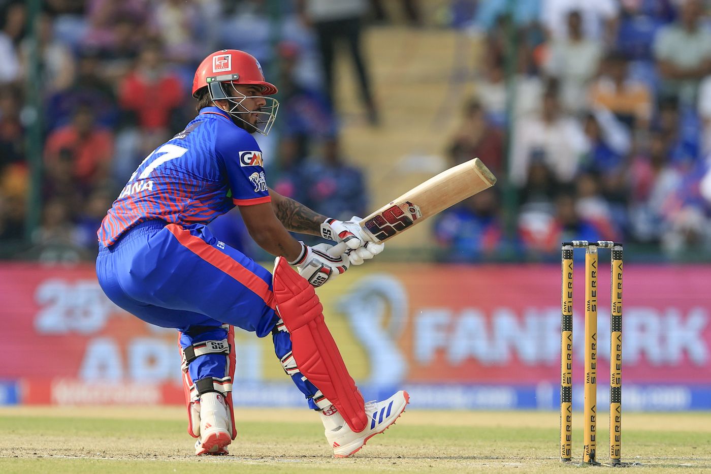 Nitish Rana was happy to play unconventional shots