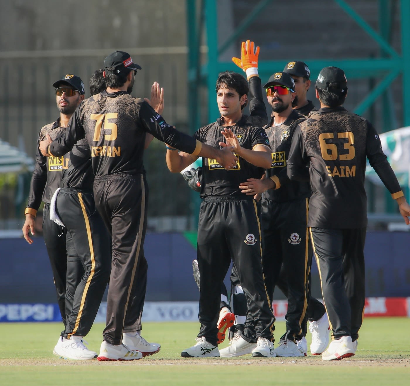 Hunain Shah took three wickets