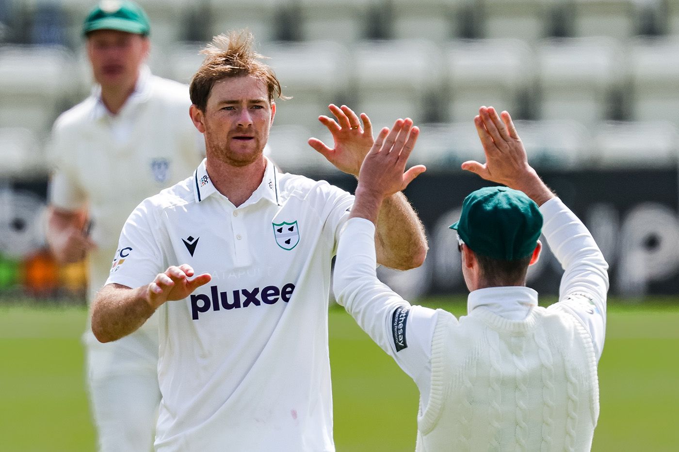 Tom Taylor wrecked the Kent top order in the second innings