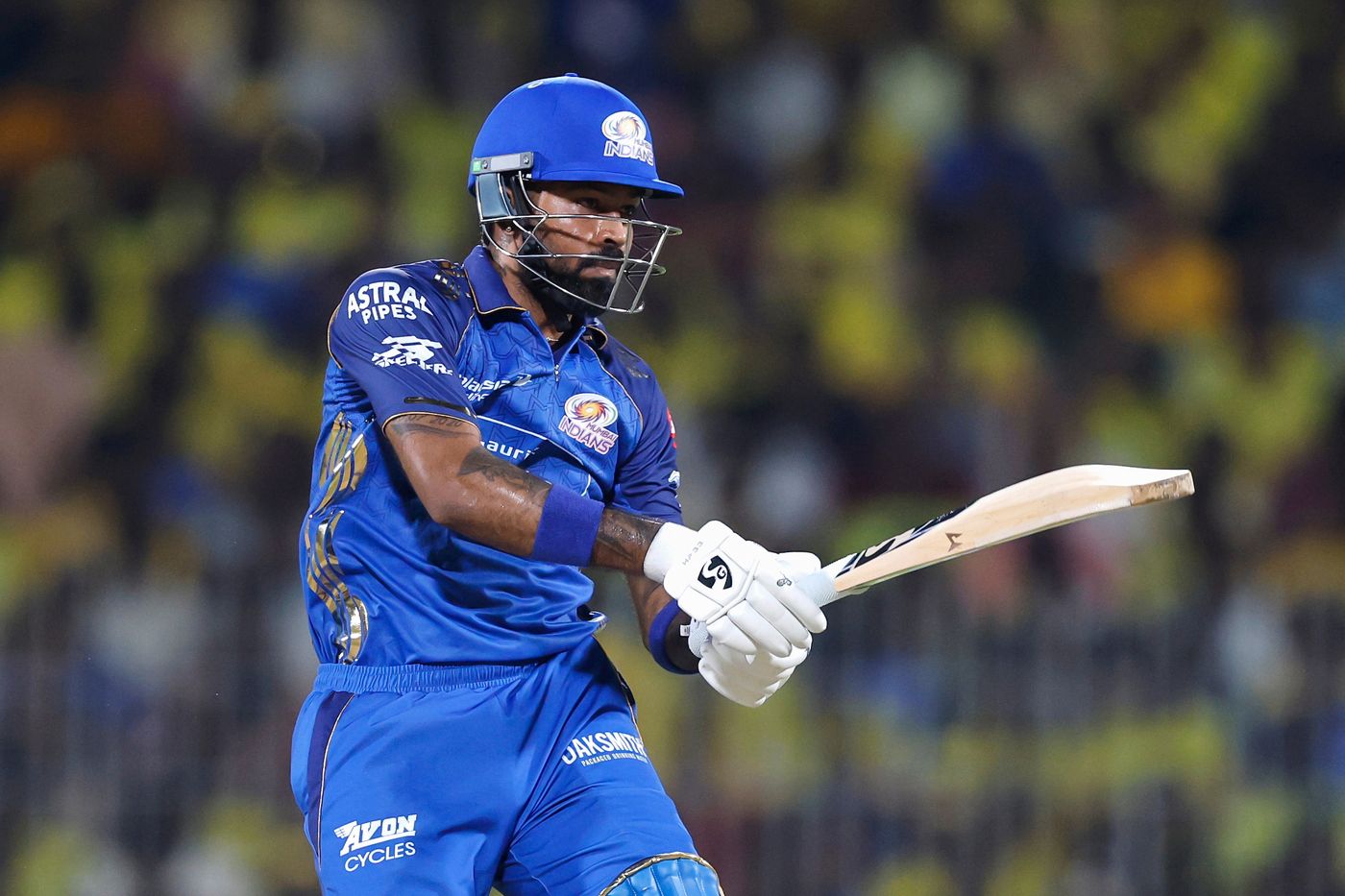Hardik Pandya struggled in the middle overs