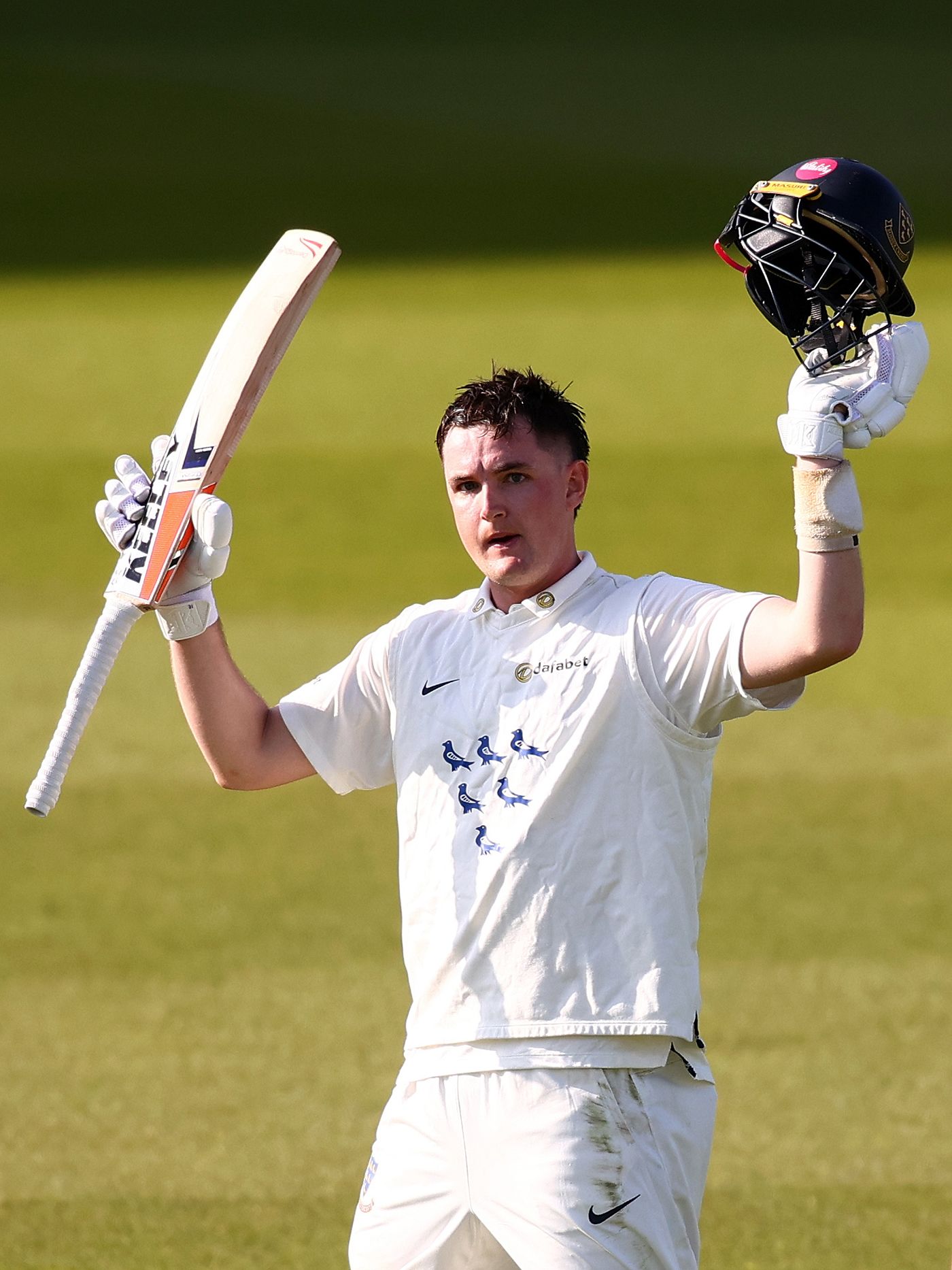 Jack Carson made his second first-class hundred