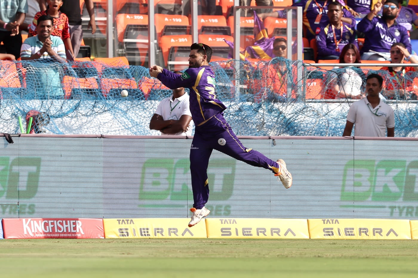 Rinku Singh dropped a chance at long-on