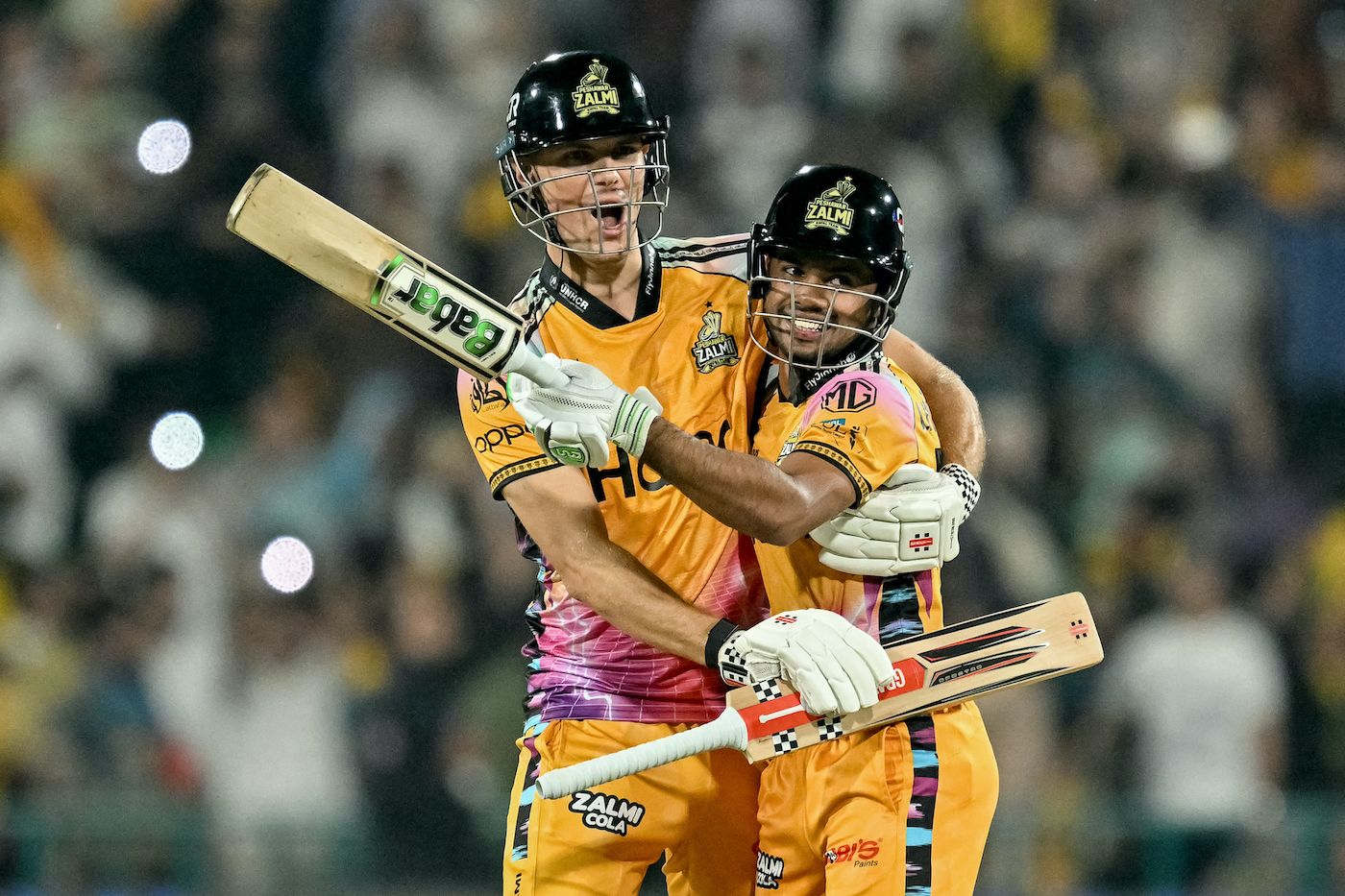 Aaron Hardie and Farhan Yousaf took Peshawar Zalmi home