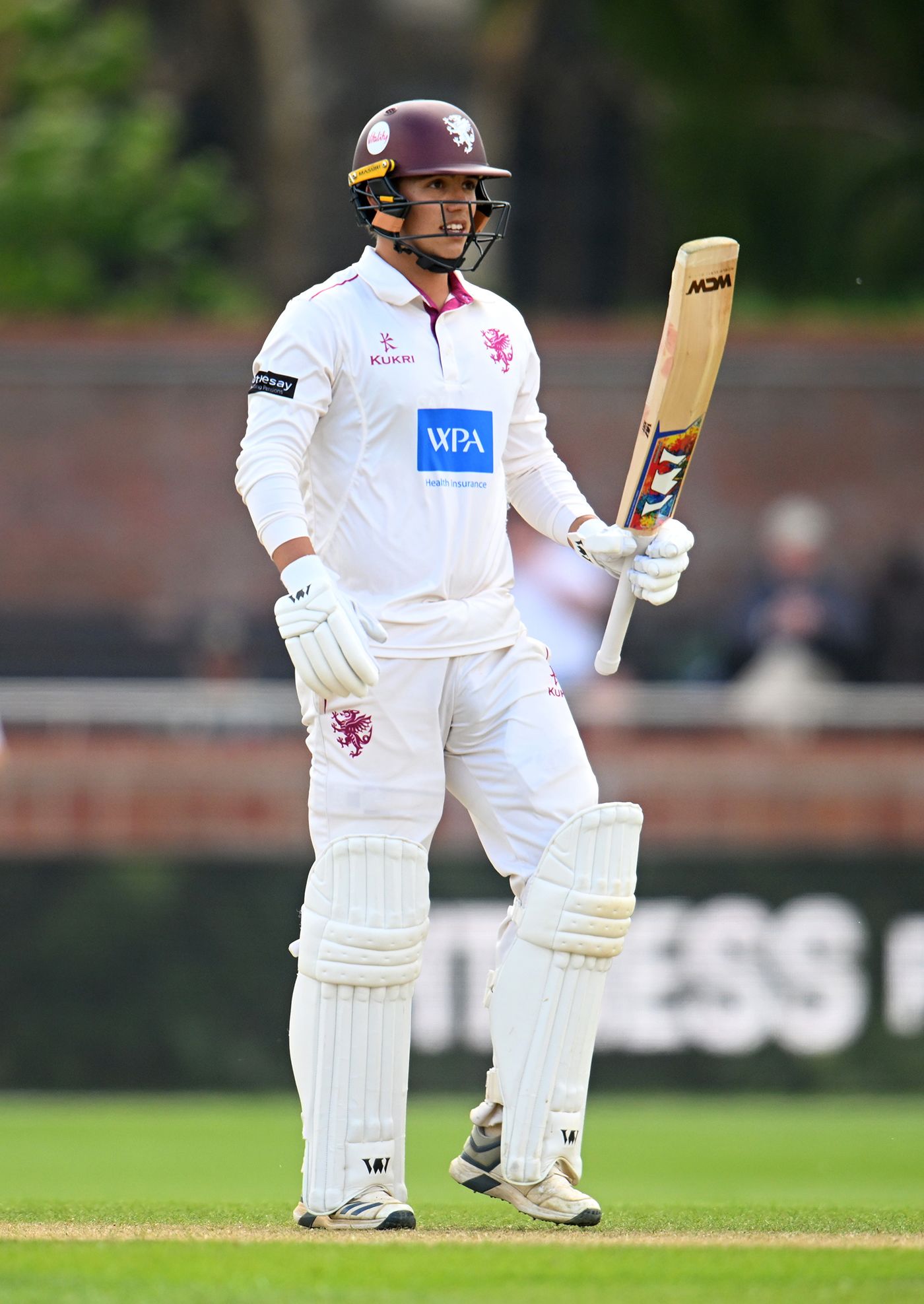 Josh Thomas made his second 50-plus score in the match