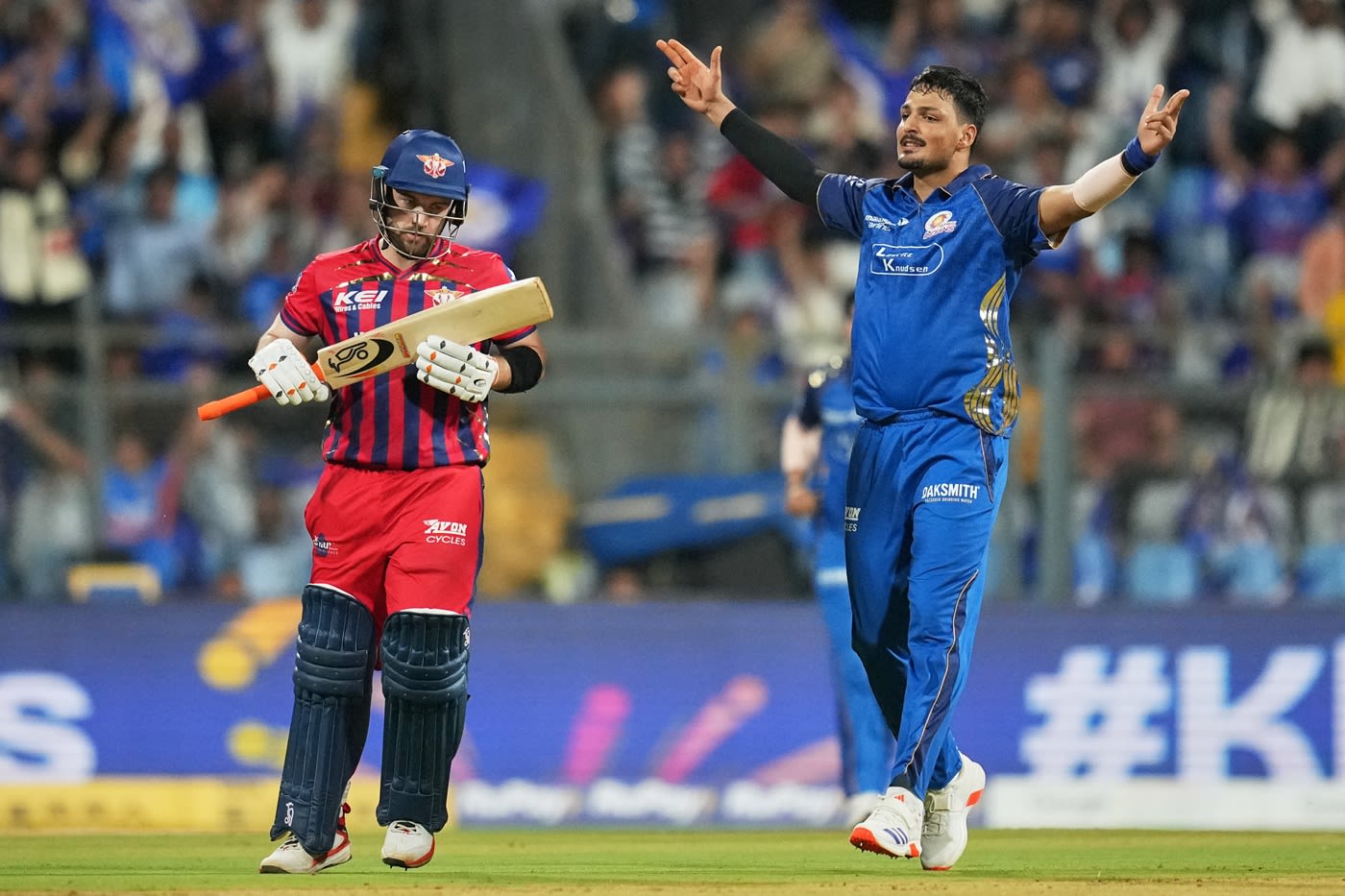 AM Ghazanfar earned Mumbai Indians' first wicket