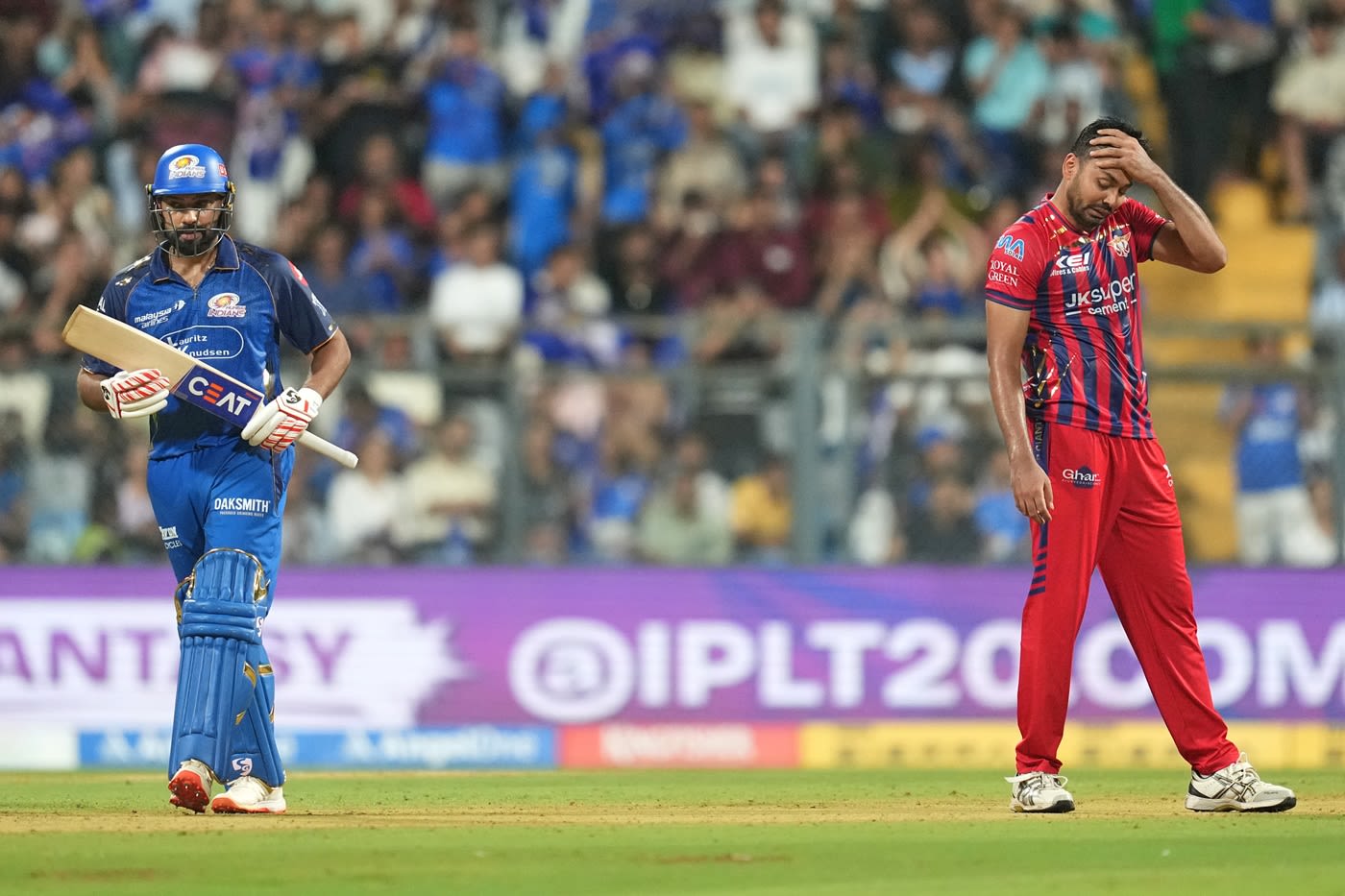 Avesh Khan looked helpless against some ruthless batting