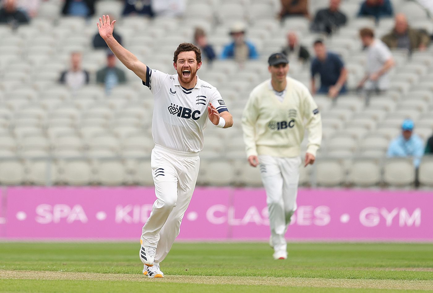 Ryan Higgins struck with the new ball