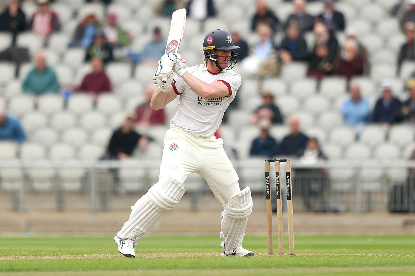 Keaton Jennings cuts on his way to fifty