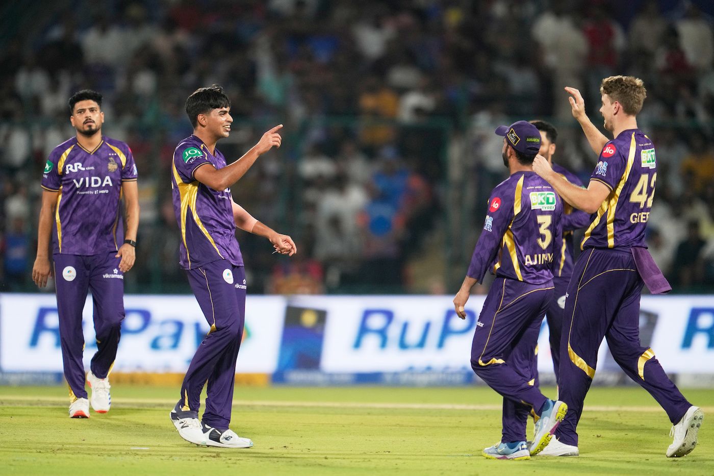 Kartik Tyagi and Cameron Green combined to dismiss KL Rahul