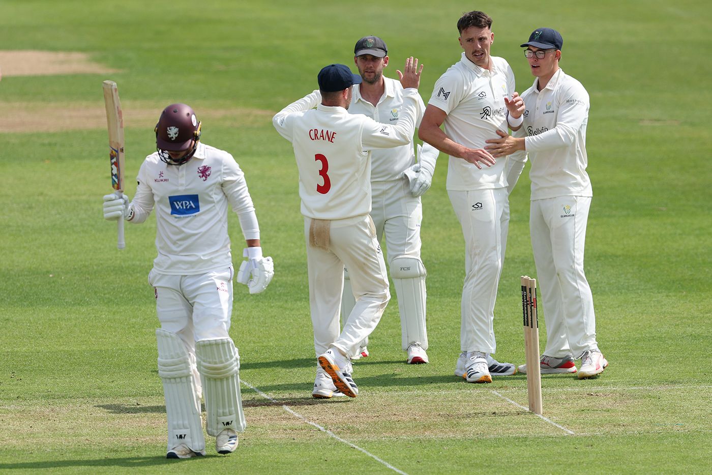Ryan Hadley picked up the wicket of Joshua Thomas