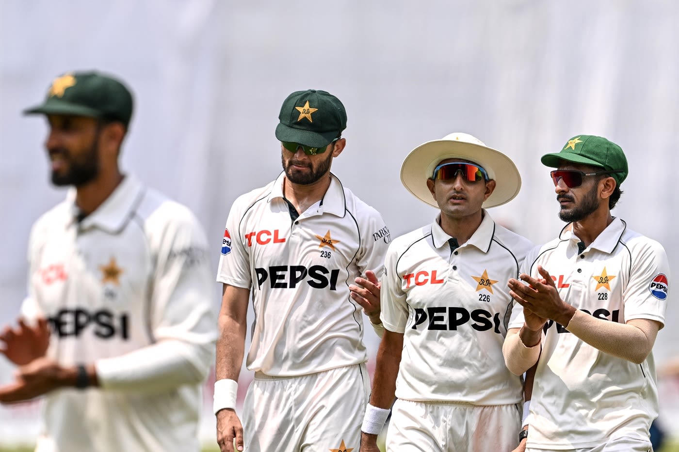 Pakistan's fast-bowling trio of Shaheen Afridi, Mohammad Abbas and Hasan Ali