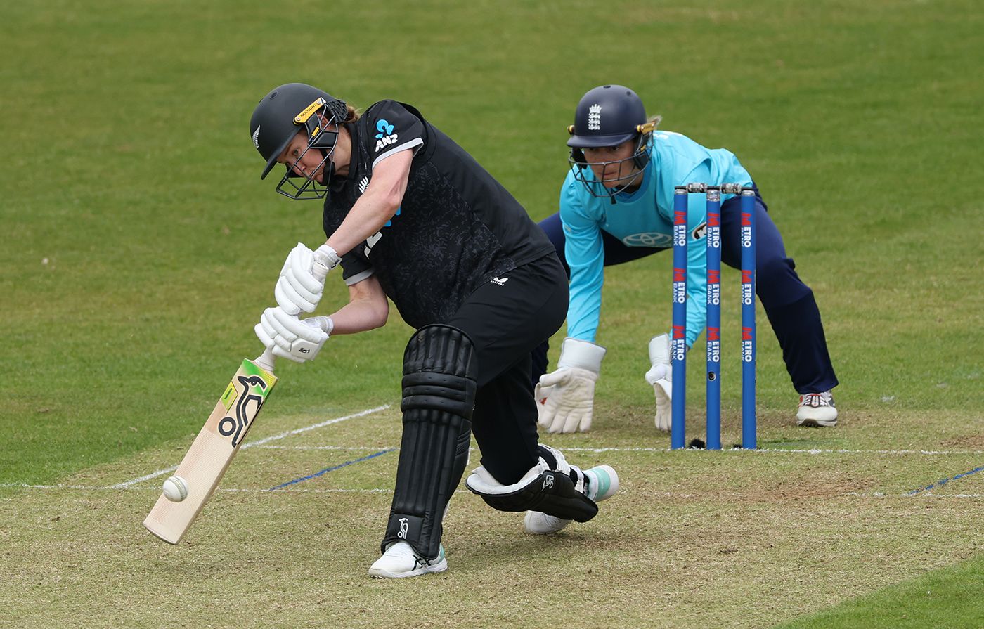 Maddy Green anchored the New Zealand innings