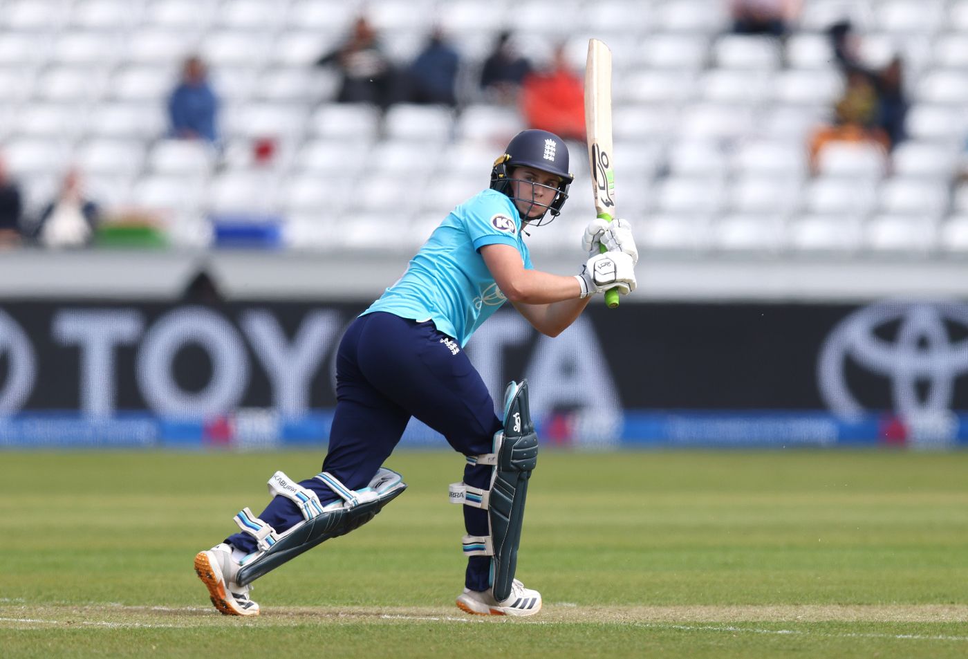 Jodi Grewcock made 3 on her ODI debut