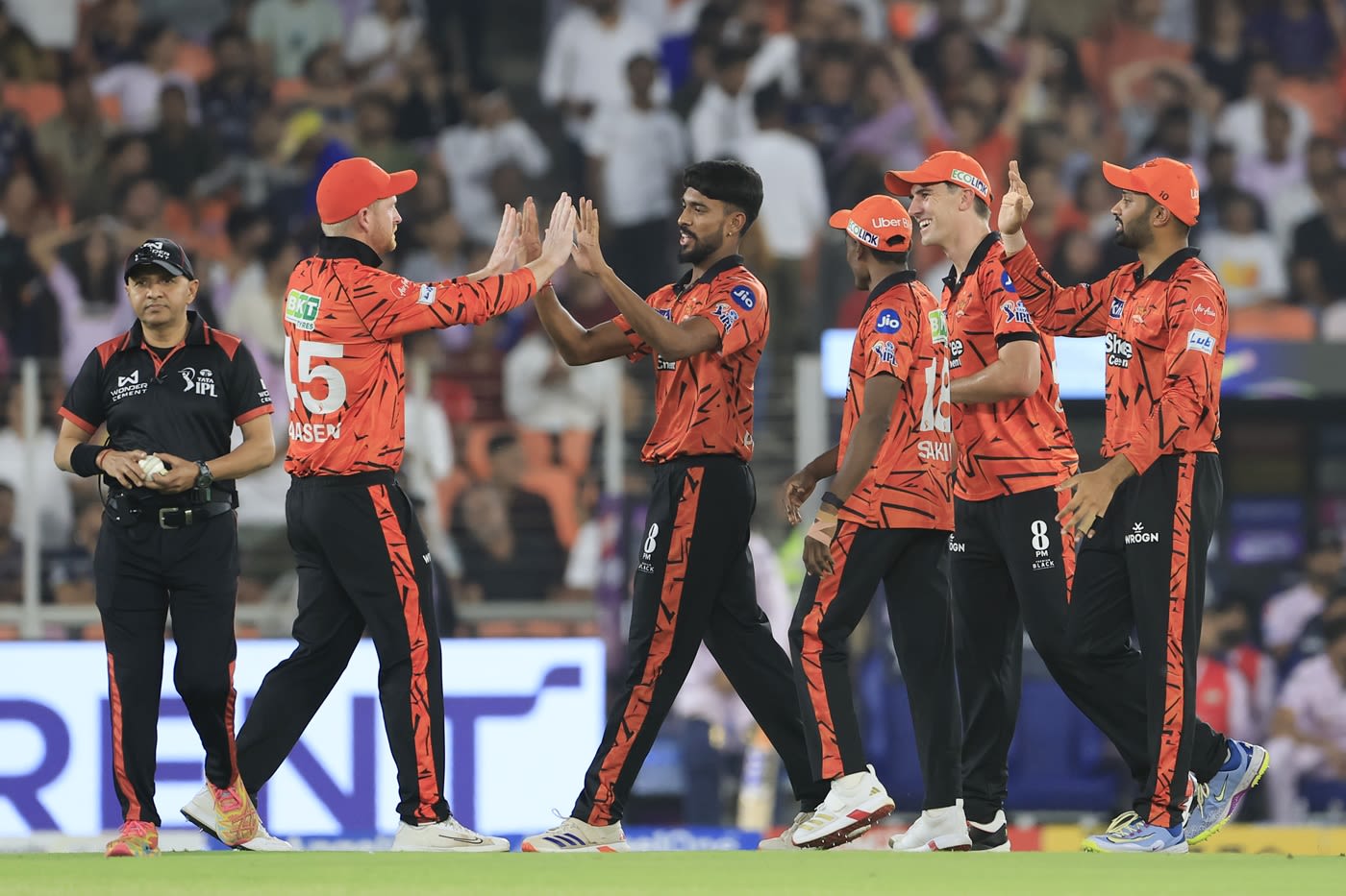 Praful Hinge struck second ball