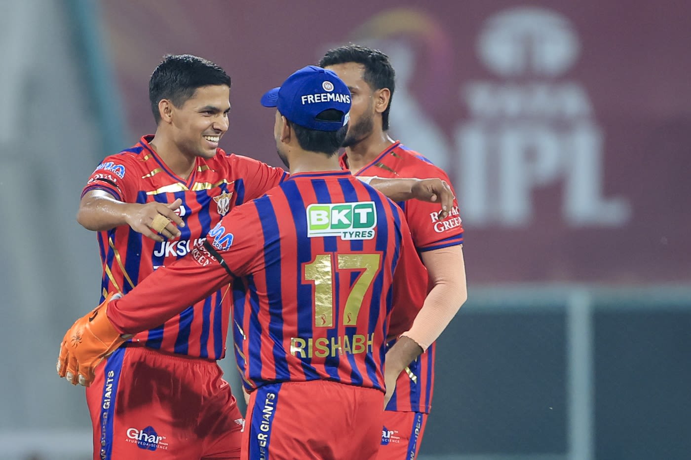 Akash Singh returned figures of 3 for 26 on debut