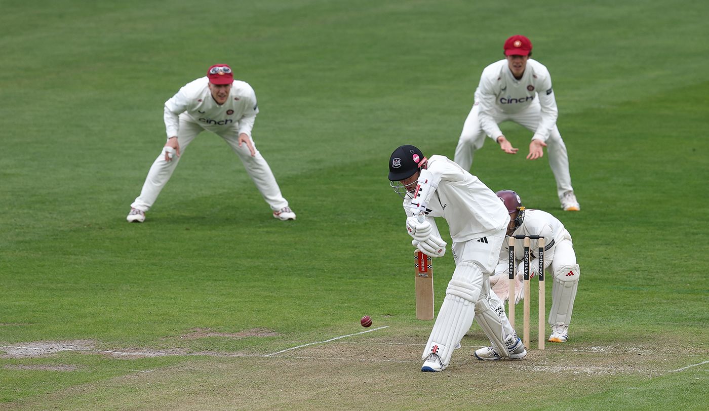 Oliver Price dug in for an unbeaten fifty as Gloucestershire struggled