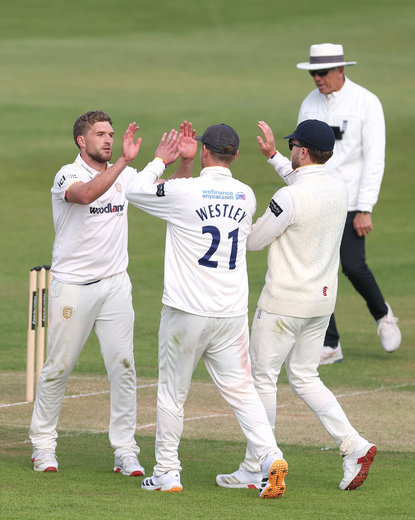 Wiaan Mulder chipped in with vital wickets